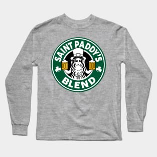 Saint Patrick's Day Irish Blend Gift For Beer Drinkers Long Sleeve T-Shirt